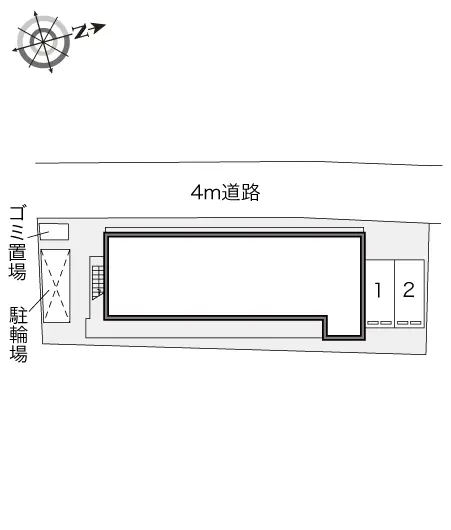 ★手数料０円★東大阪市神田町　月極駐車場（LP）